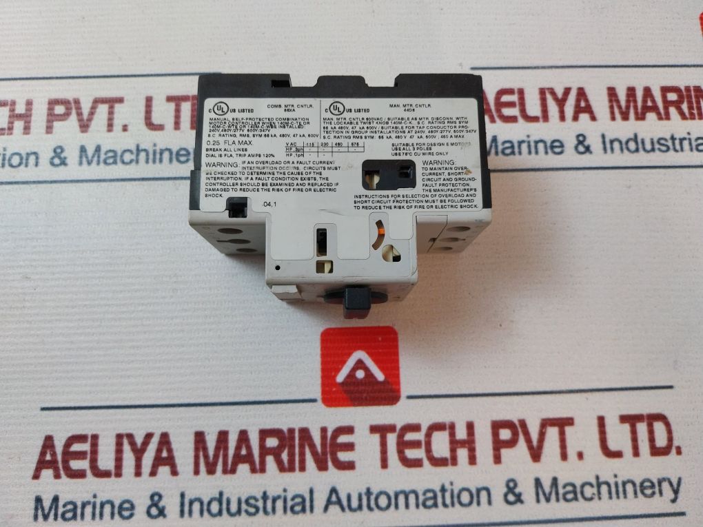 Allen-bradley 140M-c2E-a25 Motor Protection Circuit Breaker 600Vac