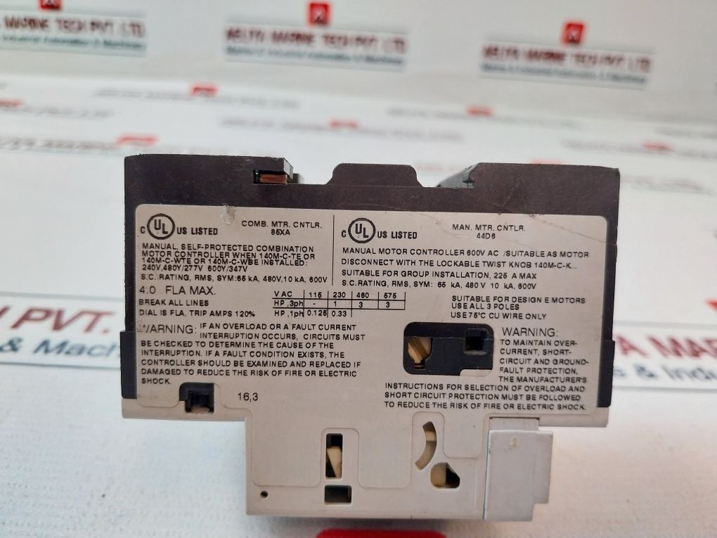 Allen-bradley 140M-c2E-b40 Motor Protection Circuit Breaker 2.5-4.0A