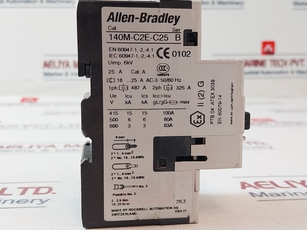 Allen-bradley 140M-c2E-c25 Motor Protection Circuit Breaker