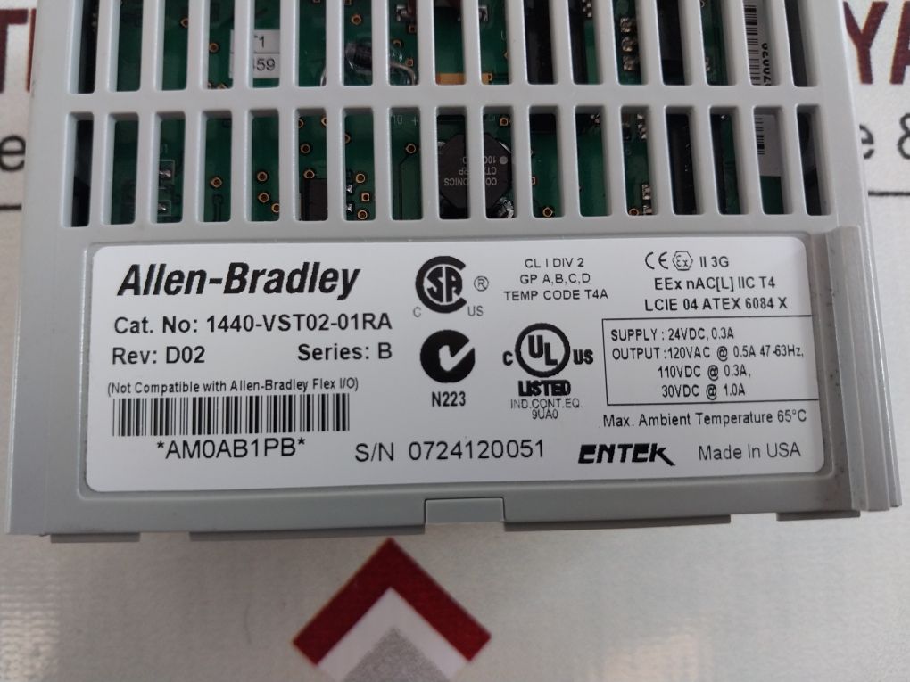 Allen-bradley 1440-vst02-01Ra Dynamic Measurement Module Xm-120