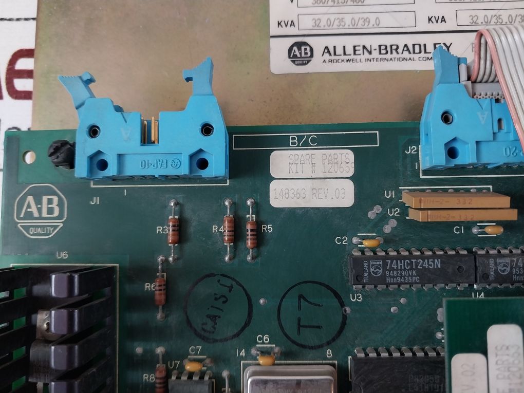 Allen-bradley 148363 Control Board With 1336-b030-eaf-fa2-l1