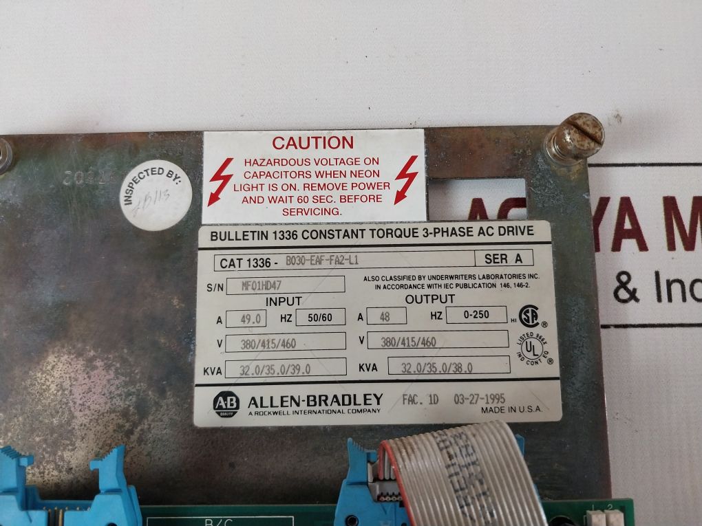 Allen-bradley 148363 Rev.03 Control Board With 1336-b030-eaf-fa2-l1