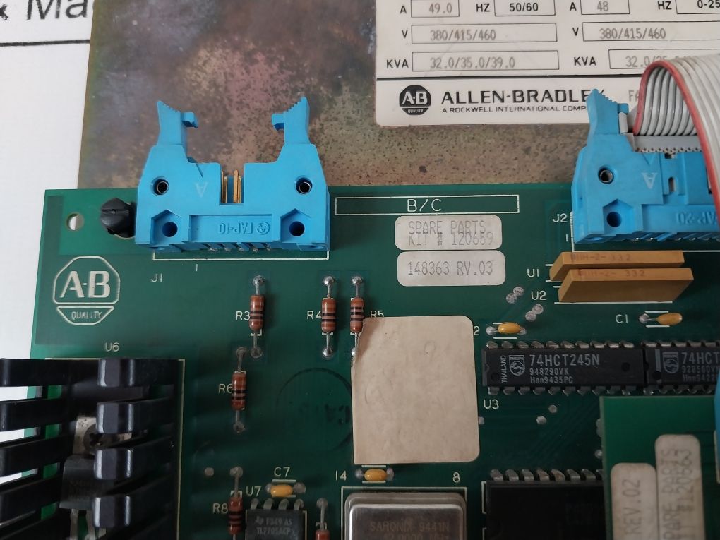 Allen-bradley 148363 Rev.03 Control Board With 1336-b030-eaf-fa2-l1