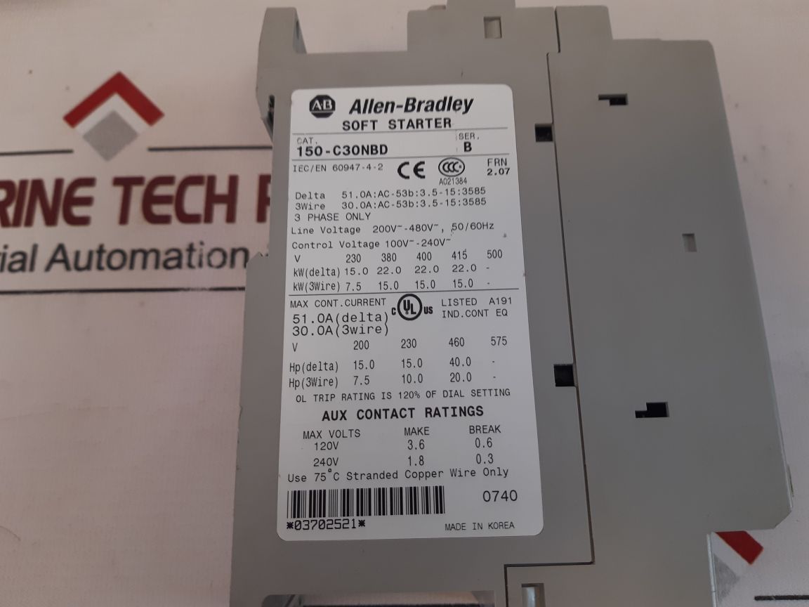 Allen-bradley 150-c30Nbd Ser.B Soft Starter