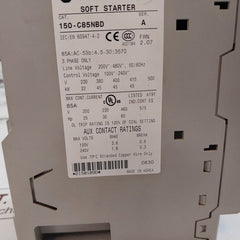 Allen-bradley 150-c85Nbd Soft Starter Smc-3 Ser.:A