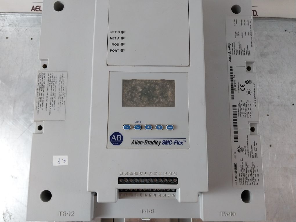 Allen-bradley 150-f480Nbd Smc-flex 3 Phase Control Voltage 100-240 Vac