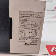 Allen-bradley 156-b50Cb1 Ser.A 1 Phase Semiconductor Contactor
