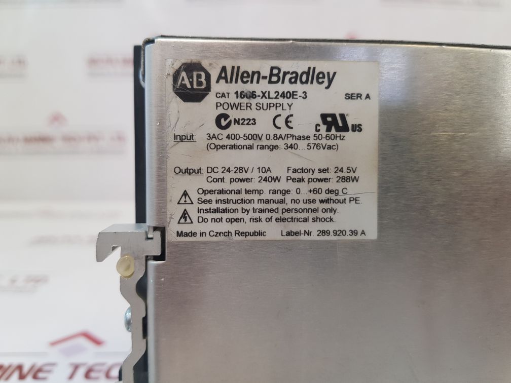 Allen-bradley 1606-xl240E-3 Power Supply Ser A