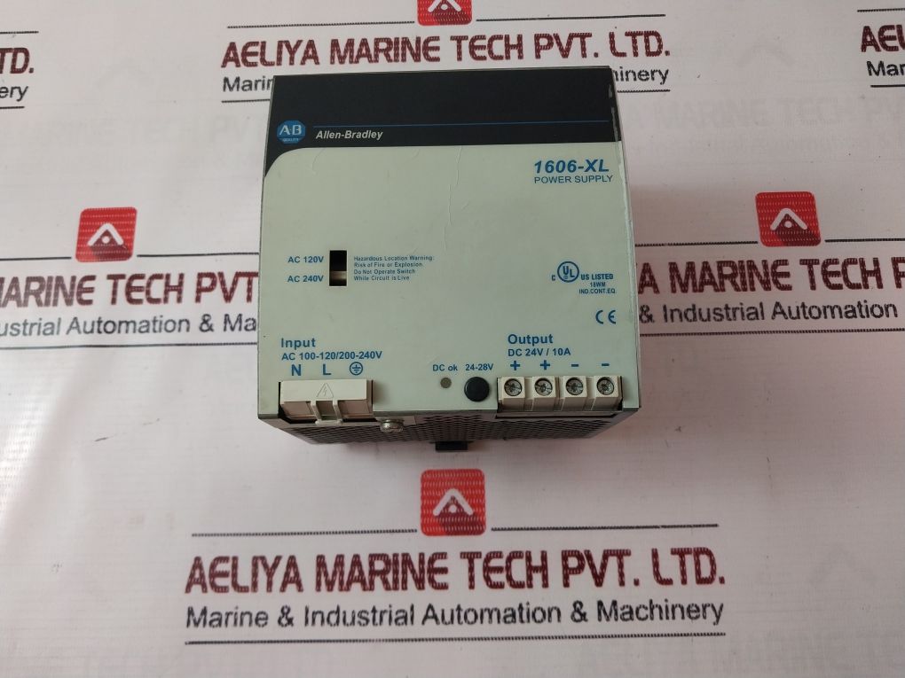 Allen-bradley 1606-xl240E Ser: A Power Supply Dc 24V/ 10A
