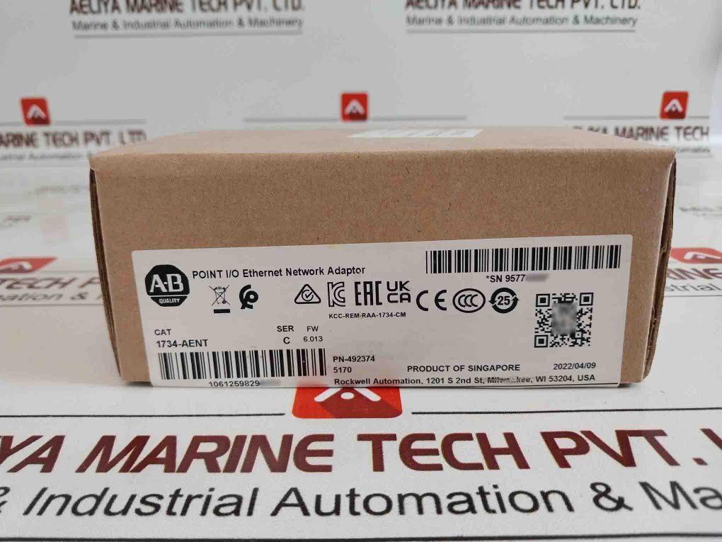 Allen-bradley 1734-aent Point I/O Ethernet Network Adapter