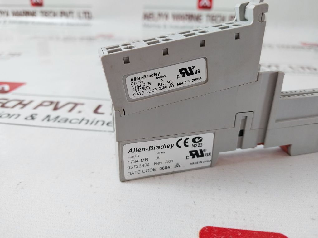 Lot Of 6X Allen-bradley 1734-mb Series: A With 1734-rtb Terminal Module