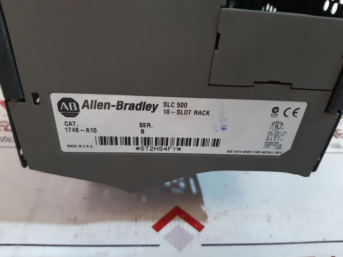 Allen-bradley Slc 500 1746-a10 10-slot Rack Modules