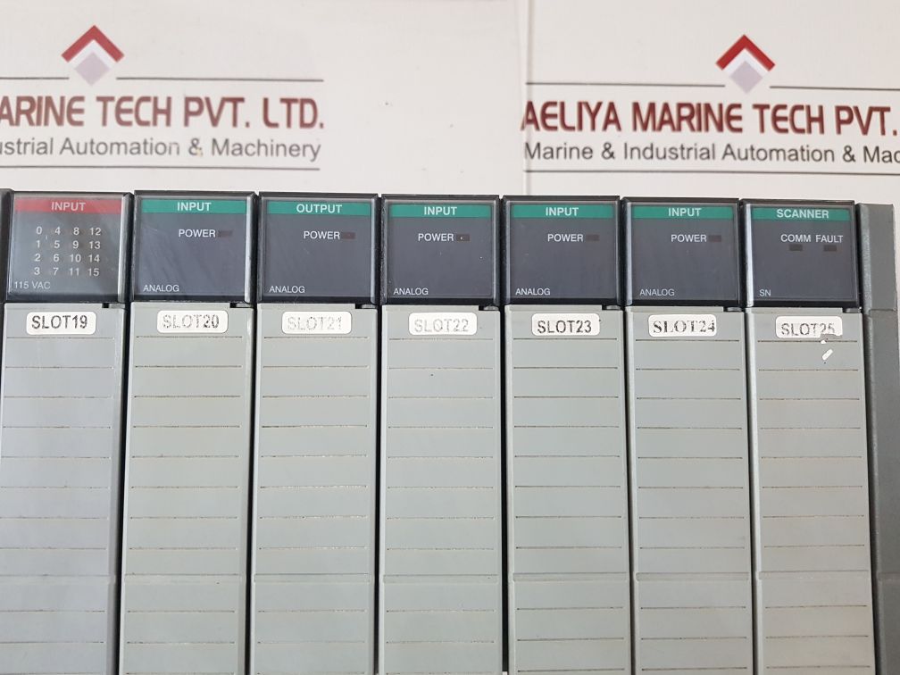 Allen-bradley 1746-p2 ,1746-a13 input-output 13-slot modules rack