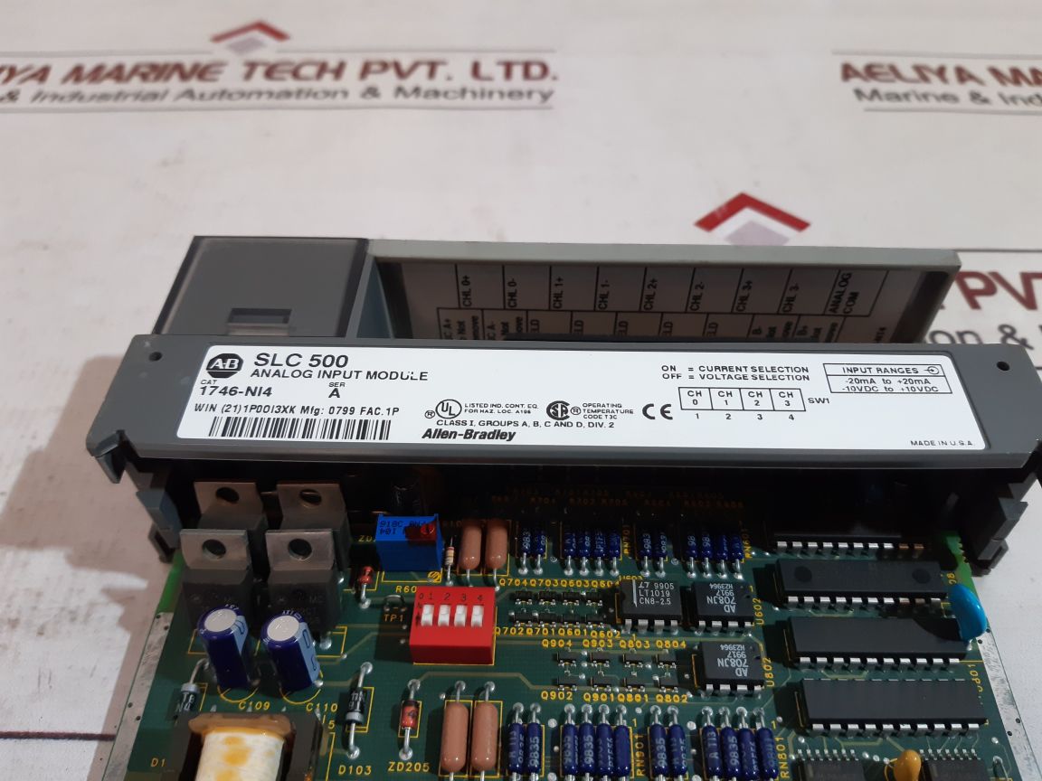 Allen-bradley Slc500 1746-ni4 Analog Input Module