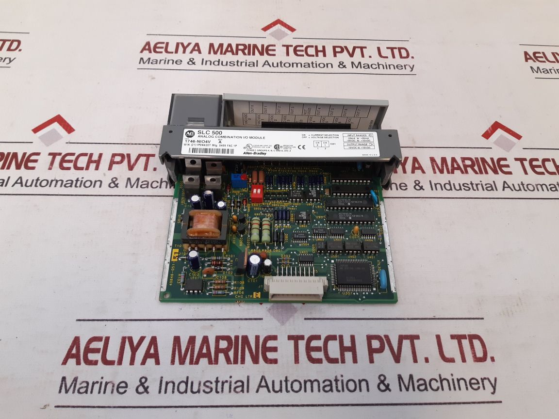 Allen-bradley 1746-nio4V Analog Combination I/O Module 1746-oxb
