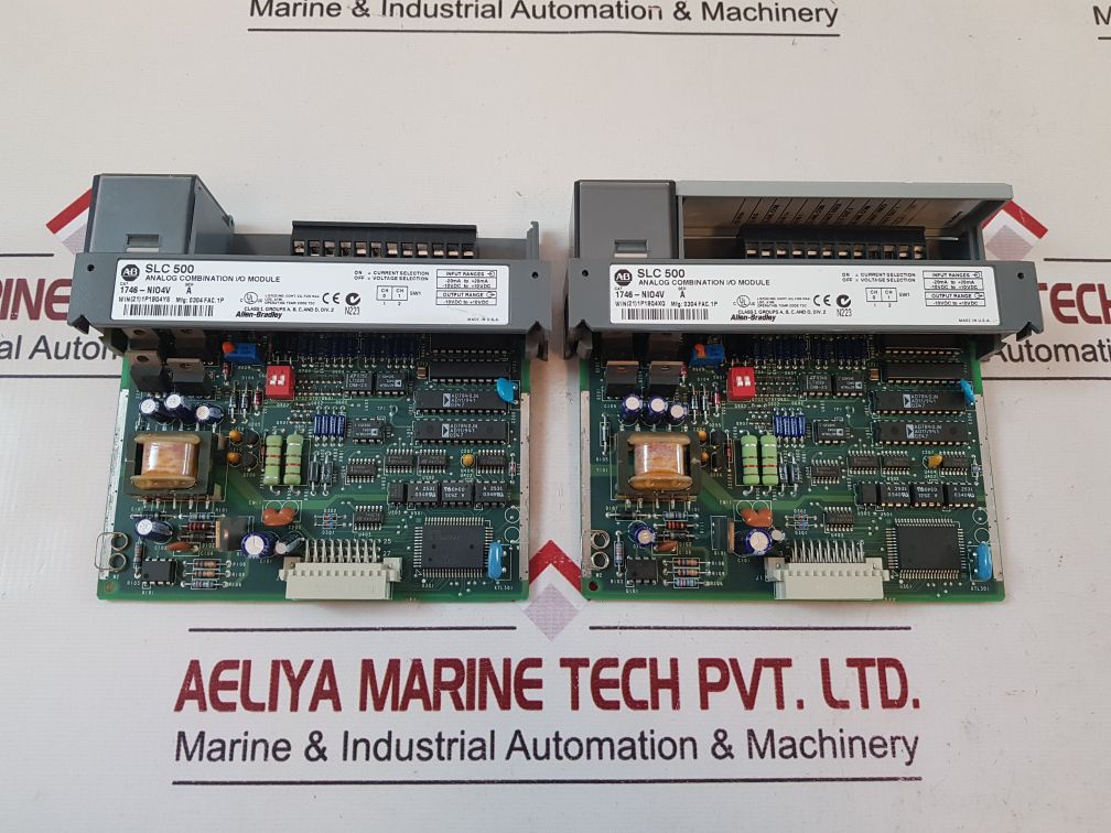Allen-bradley 1746-nio4V Analog Combination I/O Module Ser: A
