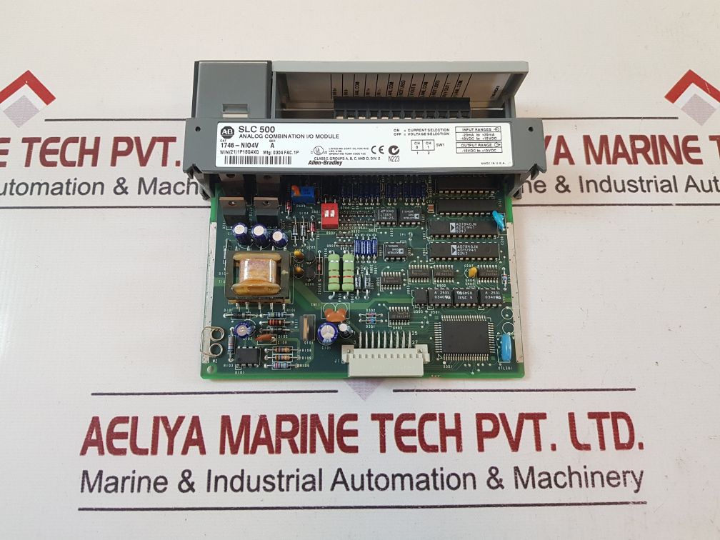 Allen-bradley 1746-nio4V Analog Combination I/O Module Ser: A