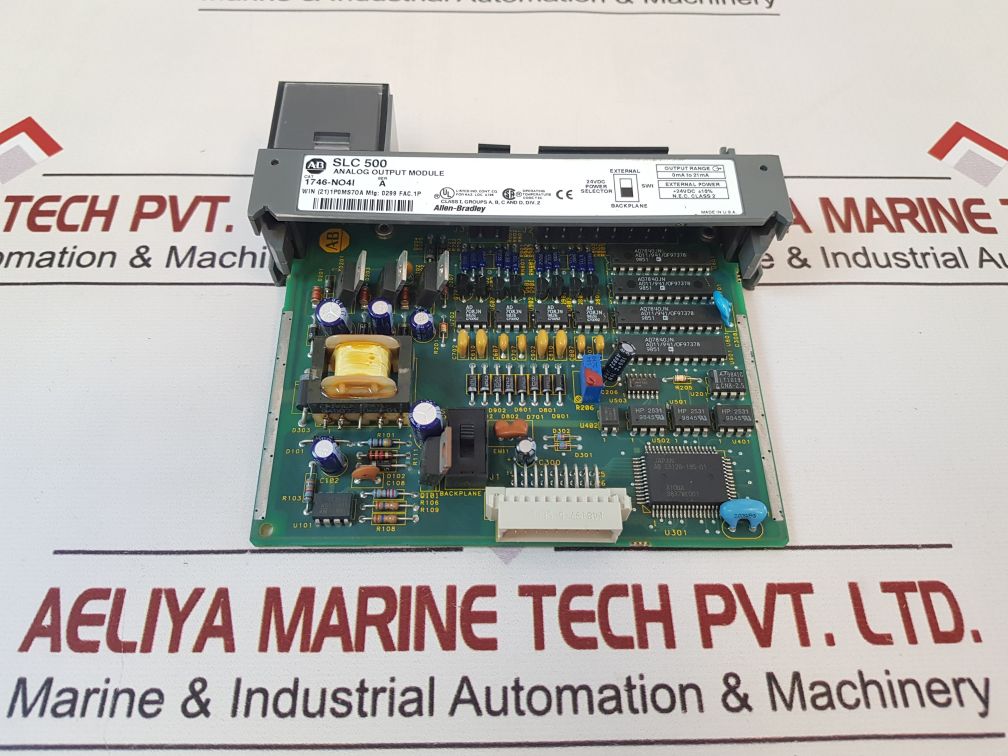 Allen-bradley 1746-no4I Ser: A Analog Output Module
