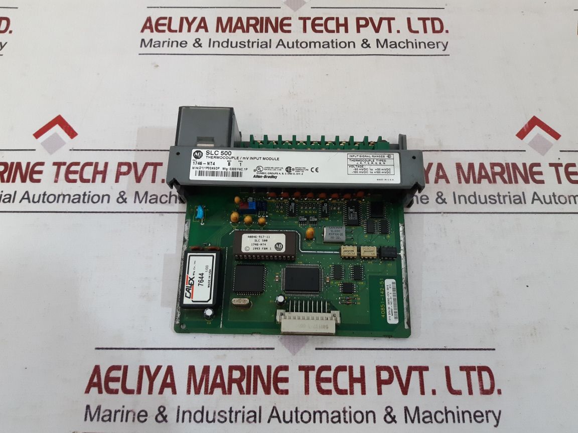 Allen-bradley Slc 500 Mv Input Module 1746-nt4