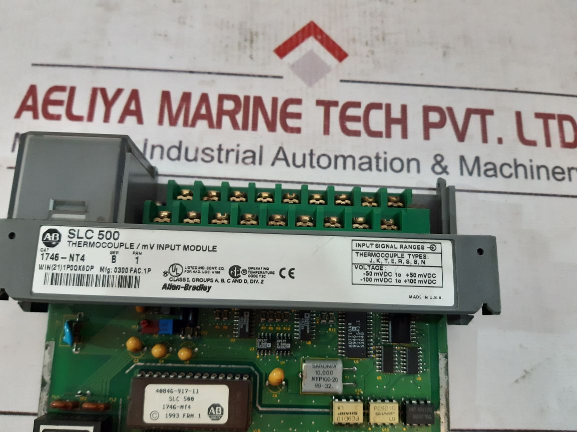 Allen-bradley Slc 500 Mv Input Module 1746-nt4