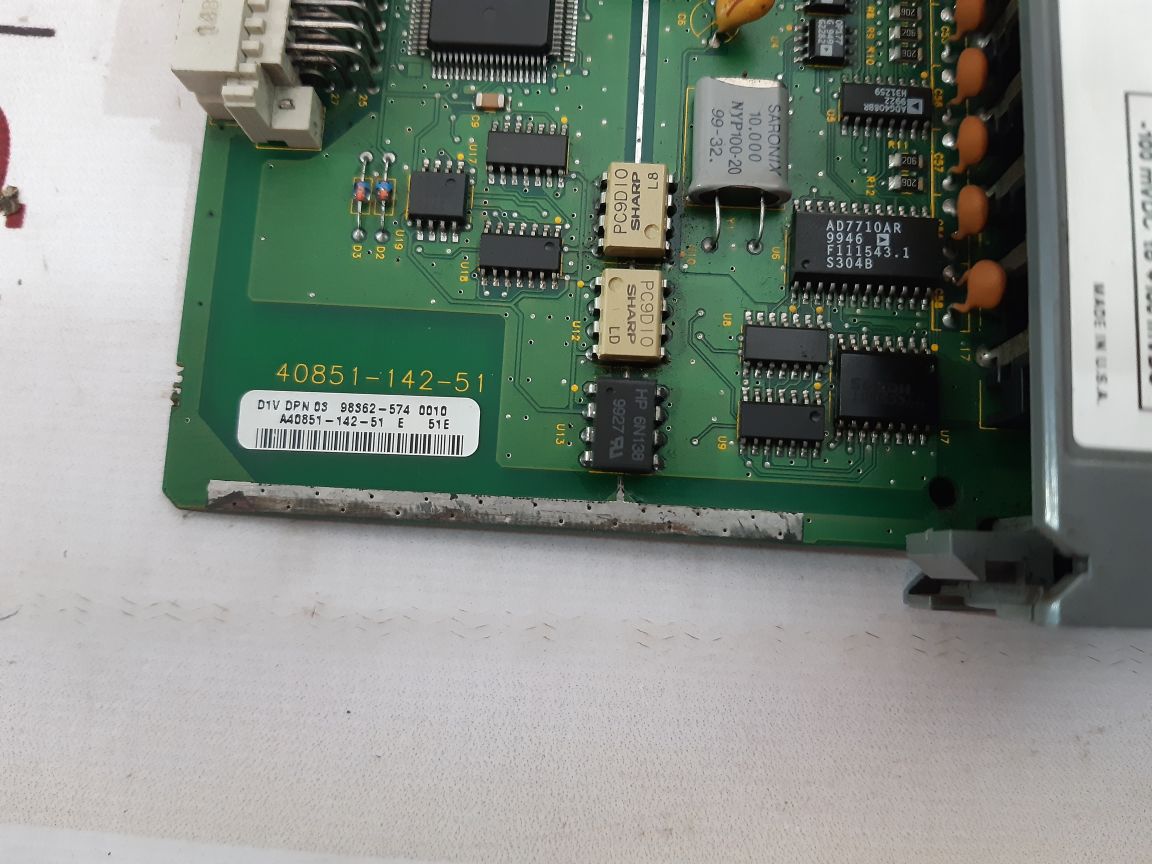 Allen-bradley Slc 500 Mv Input Module 1746-nt4