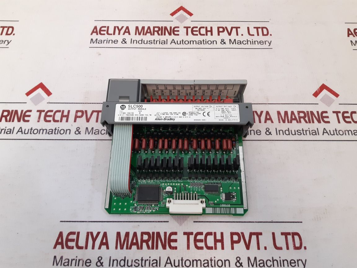 Allen-bradley Triac Slc 500 Output Module 1746-oa16