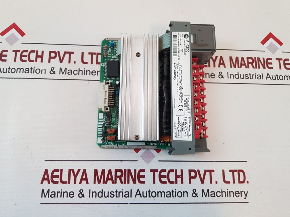 Allen-bradley Slc500 1746-oa16 Ser: C Output Module