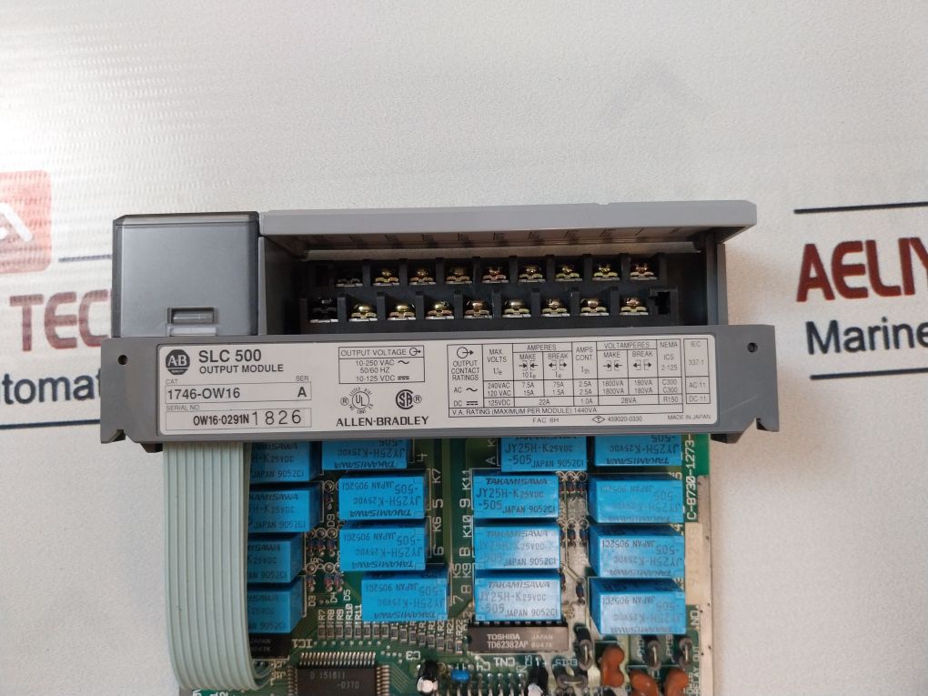 Allen-bradley 1746-ow16 Plc Output Module 16