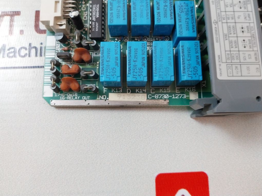 Allen-bradley 1746-ow16 Plc Output Module 16