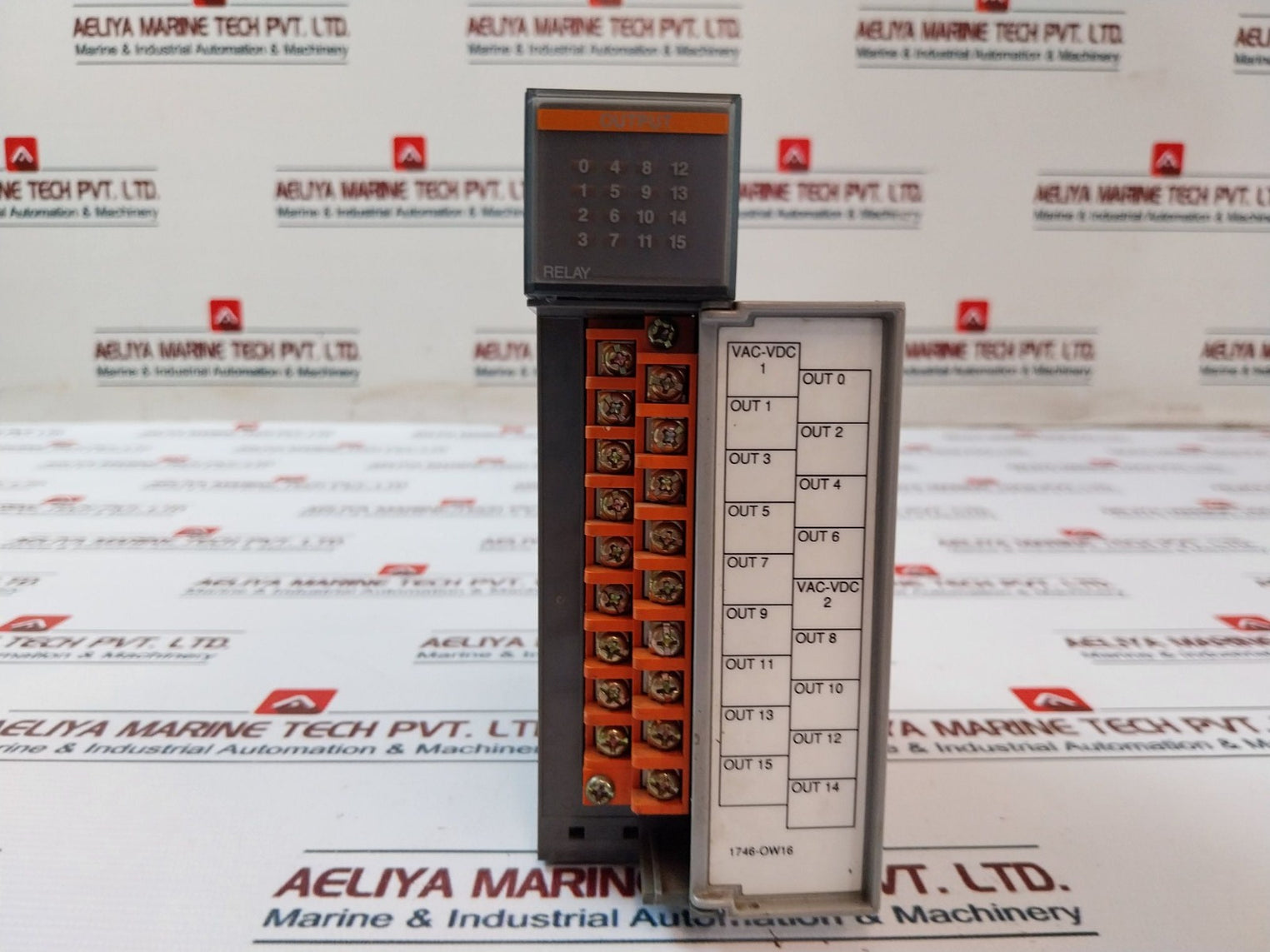 Allen-bradley 1746-ow16 Plc Output Module Slc 500