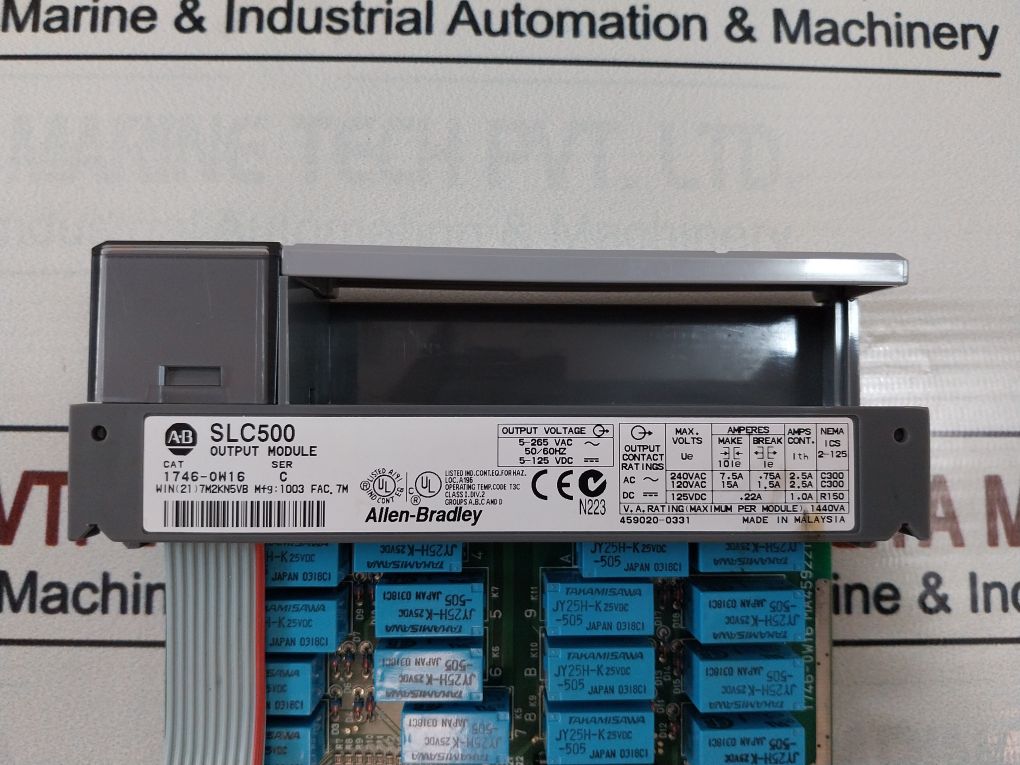 Allen-bradley 1746-ow16 Relay Plc Output Module 16
