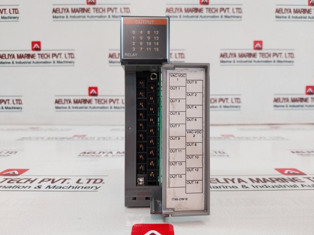 Allen-bradley 1746-ow16 Relay Plc Output Module 16