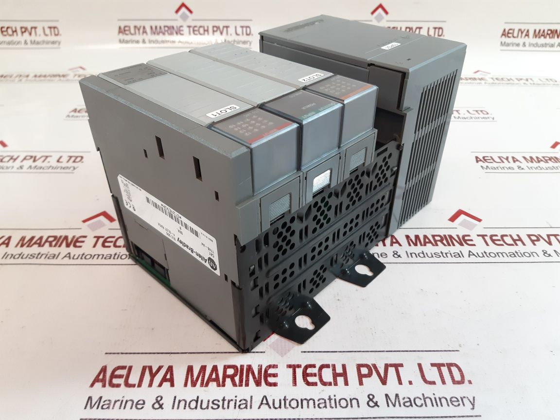 Allen-bradley 1746-p2,1746-ow16,1746-a4 Module Rack