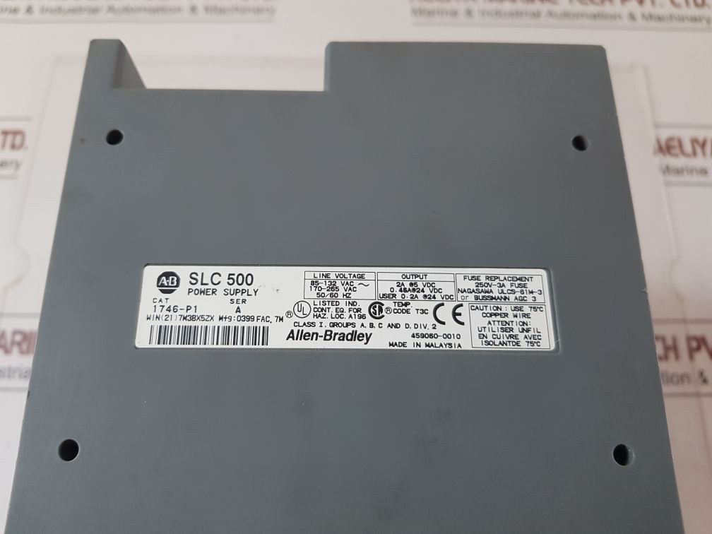 Allen-bradley 1747-l531,1746-p1 module rack