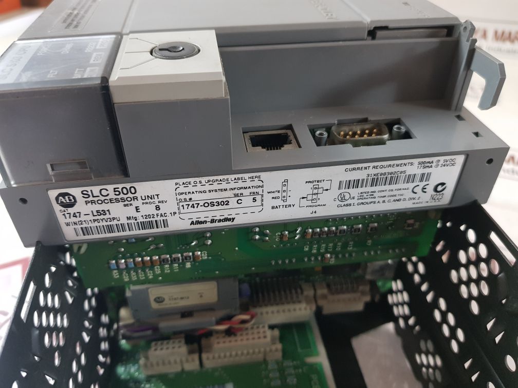 Allen-bradley 1747-l531,1746-p1 module rack