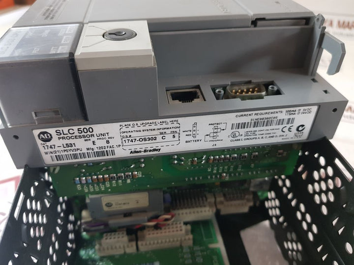 Allen-bradley 1747-l531,1746-p1 module rack