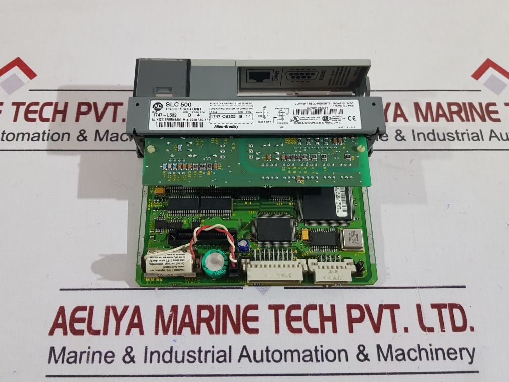 Allen-bradley Slc 500 1747-l532 Processor Unit