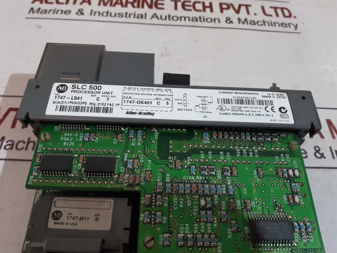 Allen-bradley Slc 500 1747-l541 Processor Unit Ser: C