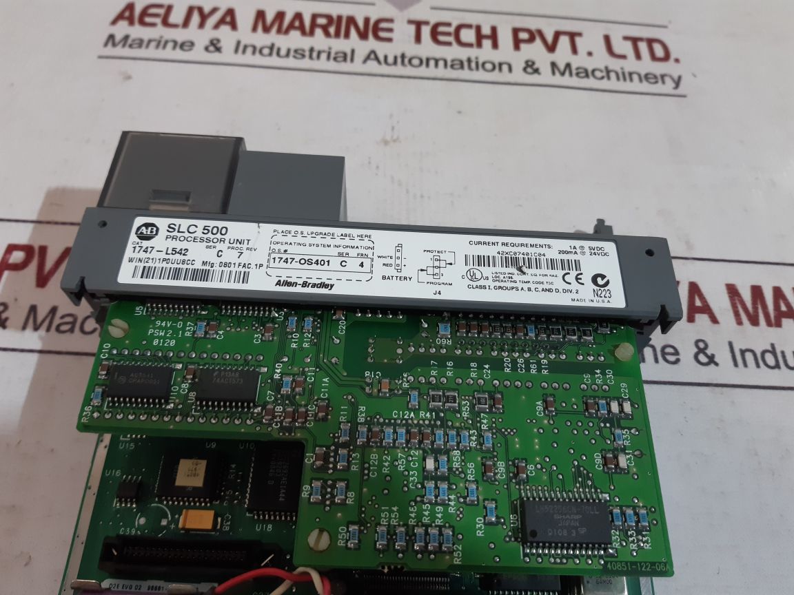 Allen-bradley 1747-l542 Processor Unit Slc 5/04 Cpu