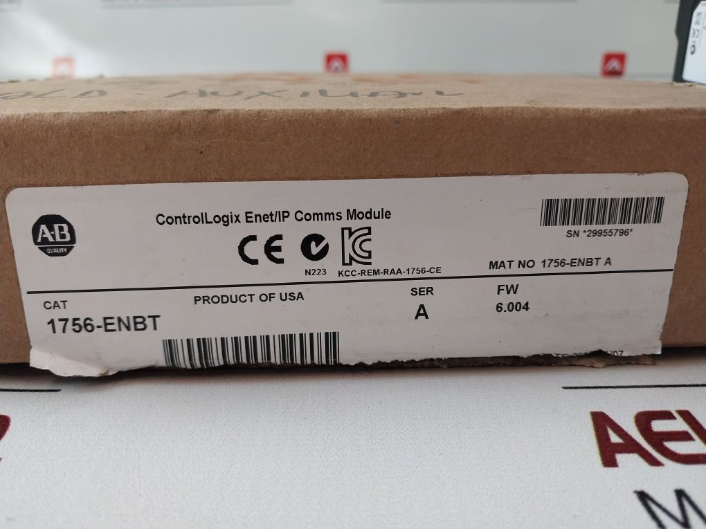 Allen-bradley 1756-enbt Ethernet Enet/Ip Comms Controllogix Module