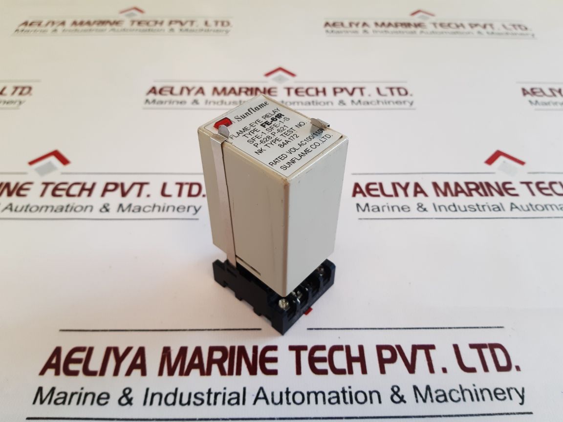 Sunflame Fe-61R Flame-eye Relay With Base Ac100/110 P-628.P-621
