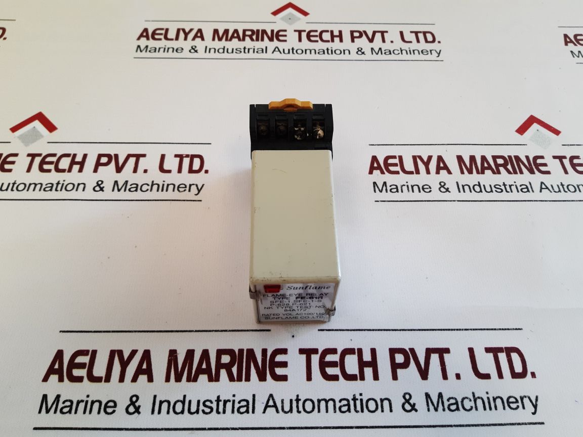 Sunflame Fe-61R Flame-eye Relay With Base Ac100/110 P-628.P-621