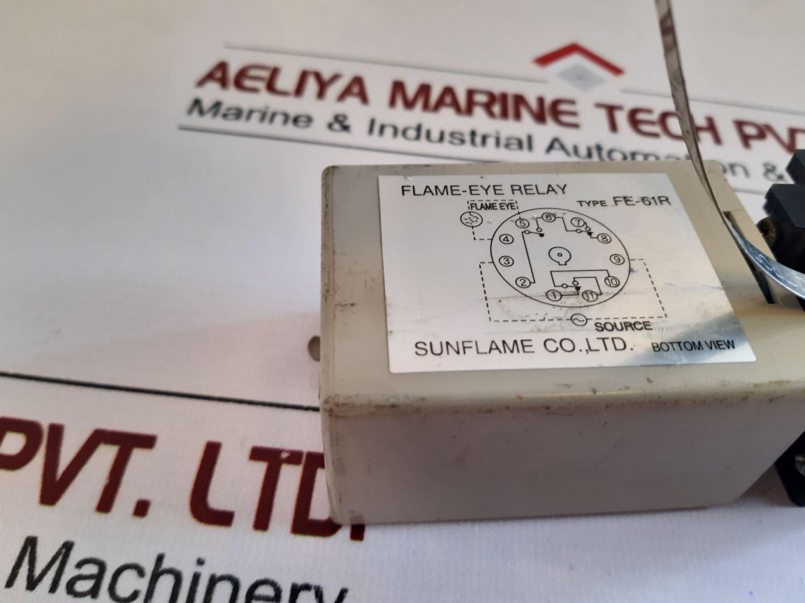 Sunflame Fe-61R Flame-eye Relay With Base Ac100/110 P-628.P-621