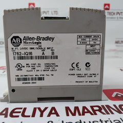 Allen-bradley 1762-iq16 Ser: A Input Module Micrologix 1200 Rev: B