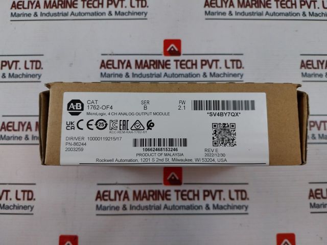 Allen-bradley 1762-of4 4 Ch Analog Output Module