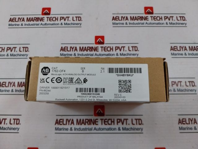 Allen-bradley 1762-of4 4 Ch Analog Output Module