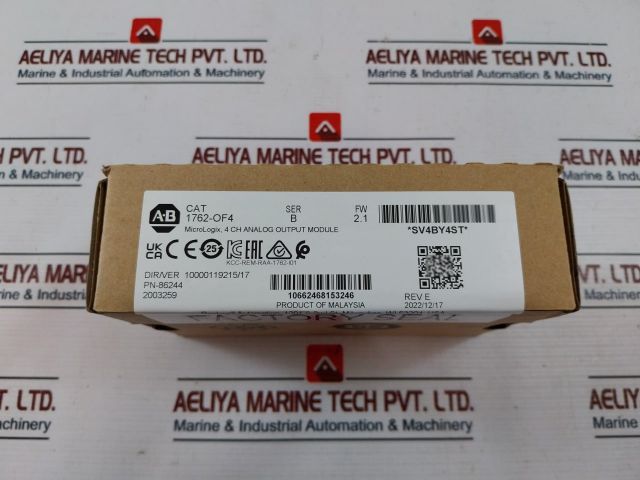 Allen-bradley 1762-of4 4 Ch Analog Output Module