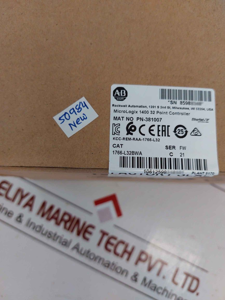 Allen-bradley 1766-l32Bwa Programmable Controllers Open Box