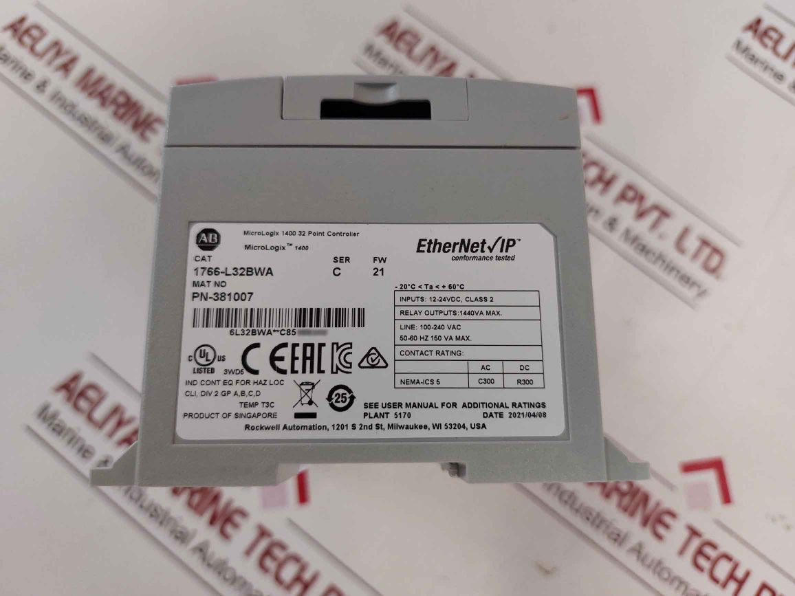 Allen-bradley 1766-l32Bwa Programmable Controllers Open Box