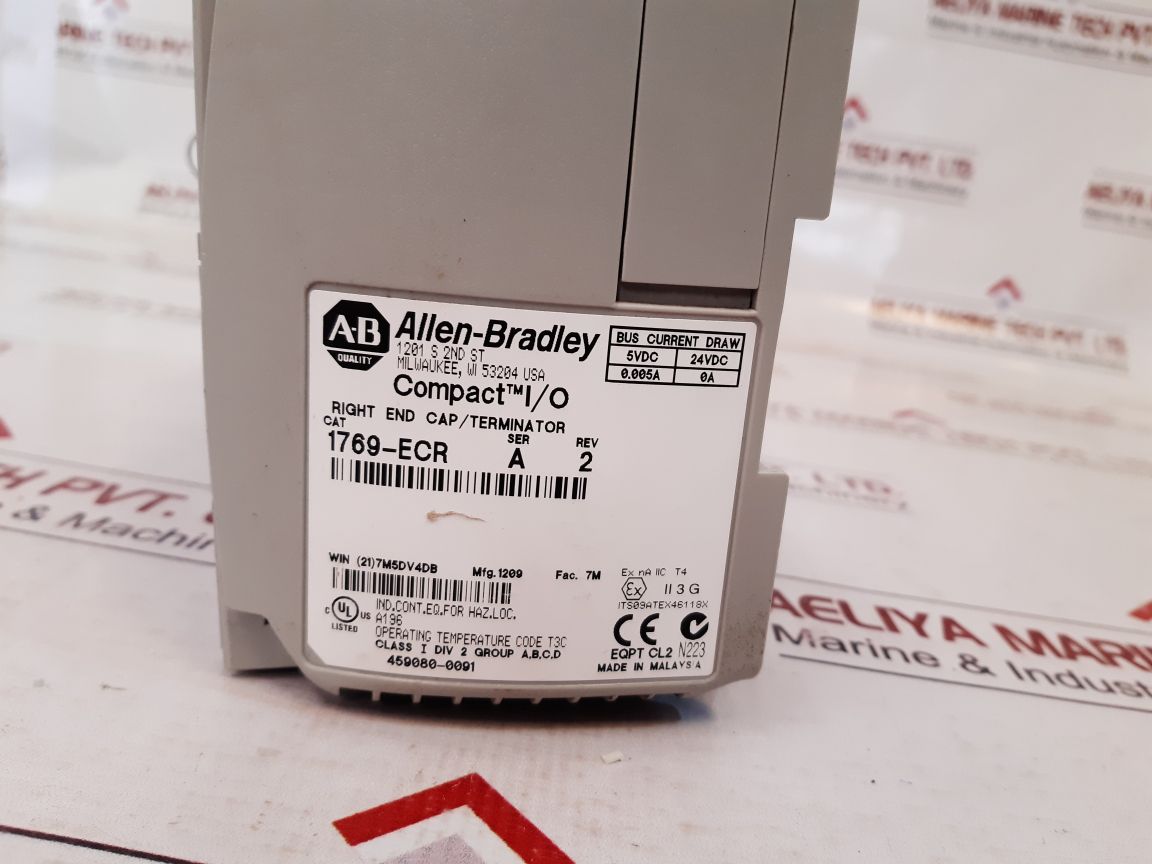 Allen-bradley 1769-ecr compact logixl23e ethernet controller